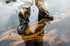 Errant excavator causes pipeline leak