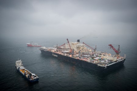 Pipelay vessel temporarily employed for North Sea work