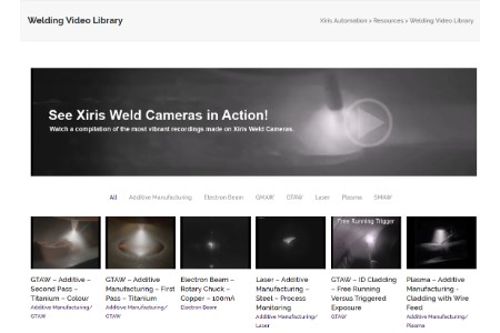 Xiris Automation expands its weld video library 