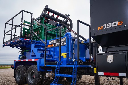 American Augers® introduces compact M150D fluid cleaning system built for evolving HDD jobsite demands